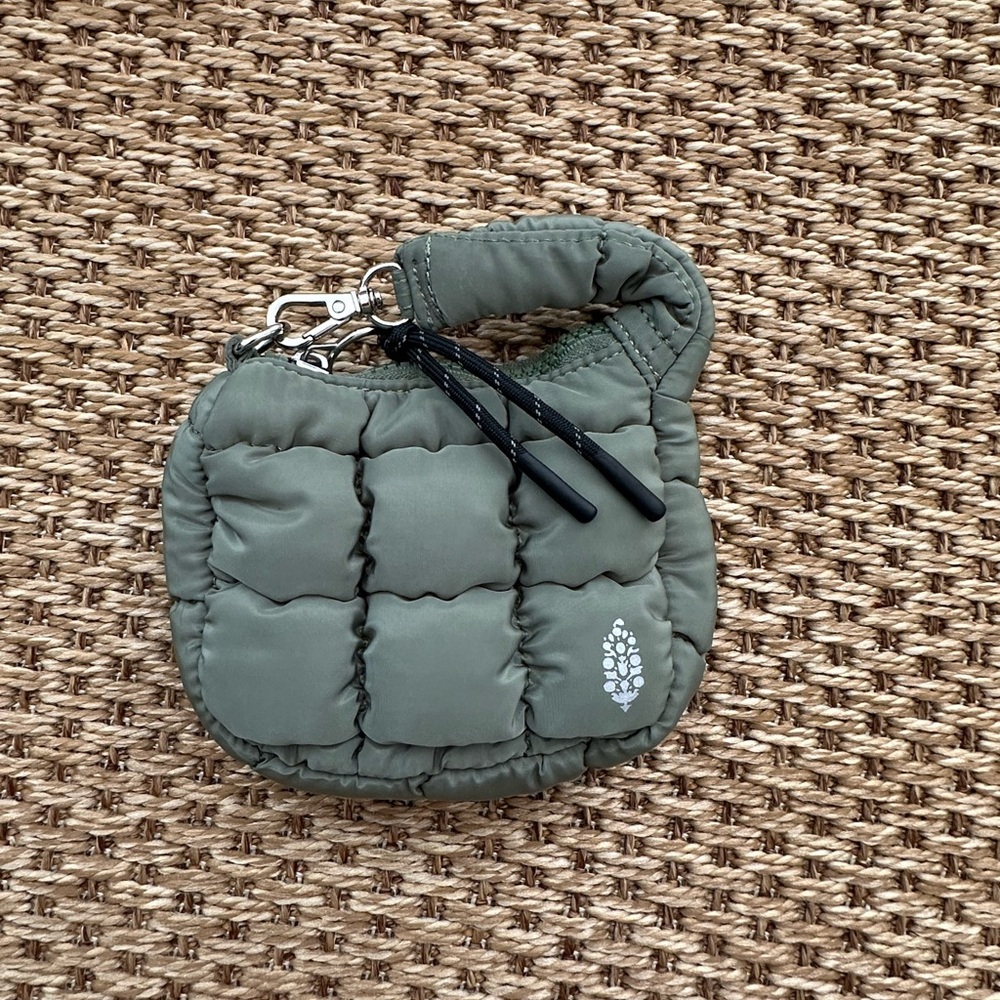 FP Movement by Free People Olive Quilted Micro Pouch